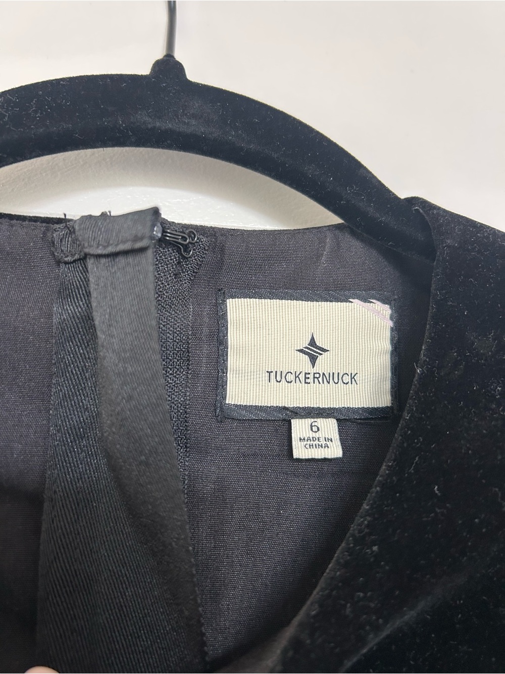 Tuckernuck Black Velvet Haley Dress - Picture 4 of 4